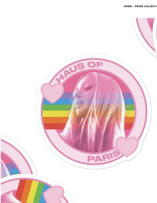 Paris Hilton Haus of Paris Sticker