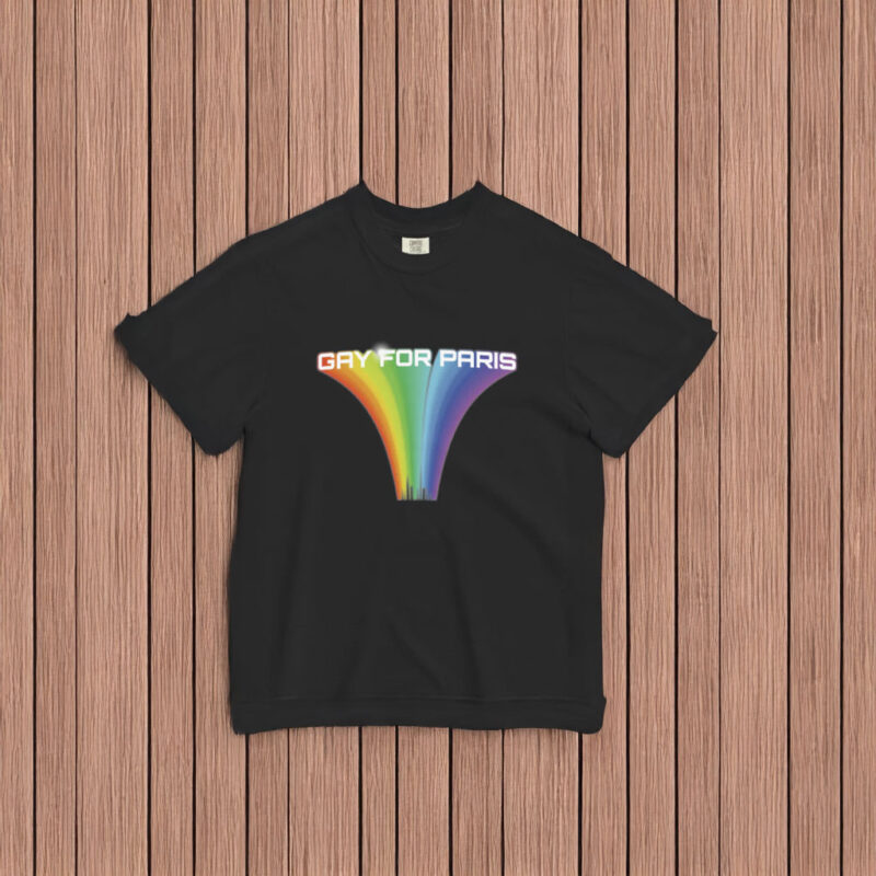 Paris Hilton Rainbow Gay for Paris T-Shirt