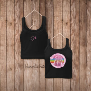 Paris Hilton Rainbow Haus of Paris Tank Top