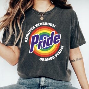 Pride Removes Stubborn Orange Stains Shirt
